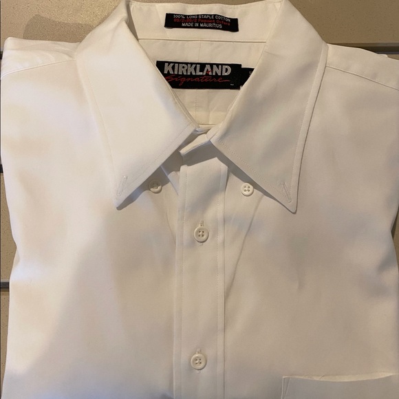 Kirkland Signature Shirts Mens White Button Down Long Sleeve Poshmark